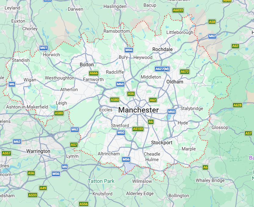 manchester map