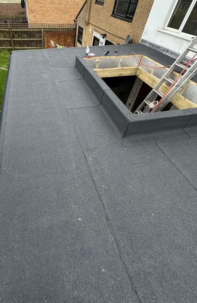 flat roof replaced